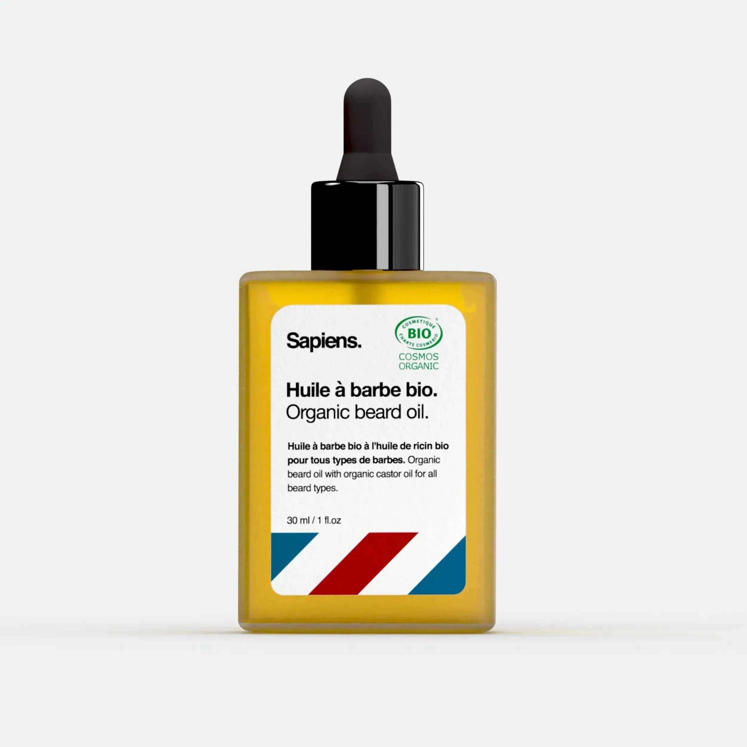 Sapiens Organic Beard Oil  Fresh X Woody | Hydrating & Nourishing   RoyalBeards