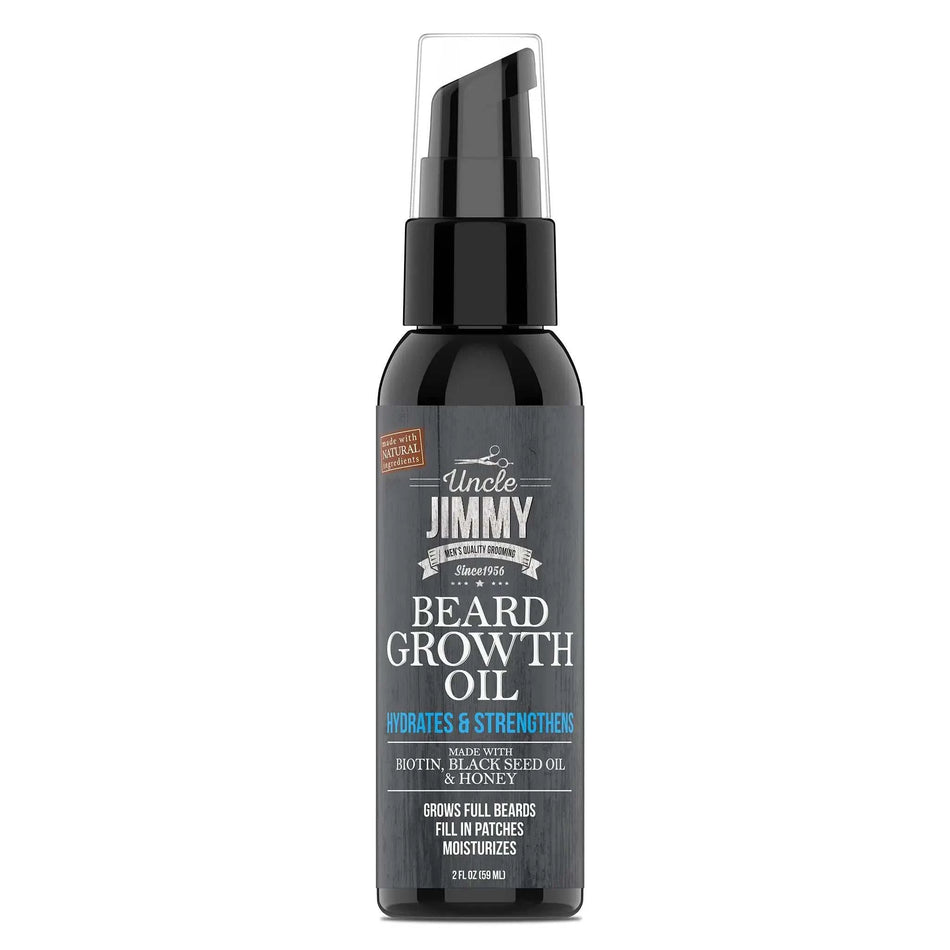 Uncle Jimmy Beard Growth Oil Serum - With Biotin - RoyalBeards