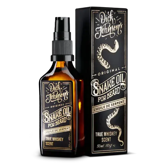 Huile de serpent à l'huile de barbe Dick Johnson
