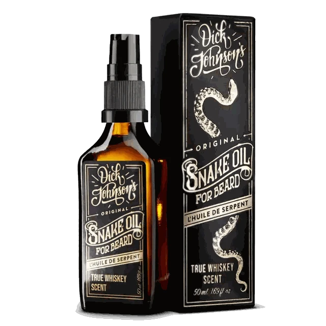 Dick Johnson Beard Oil Snake Oil - Soft Itch-Free Beard. - RoyalBeards
