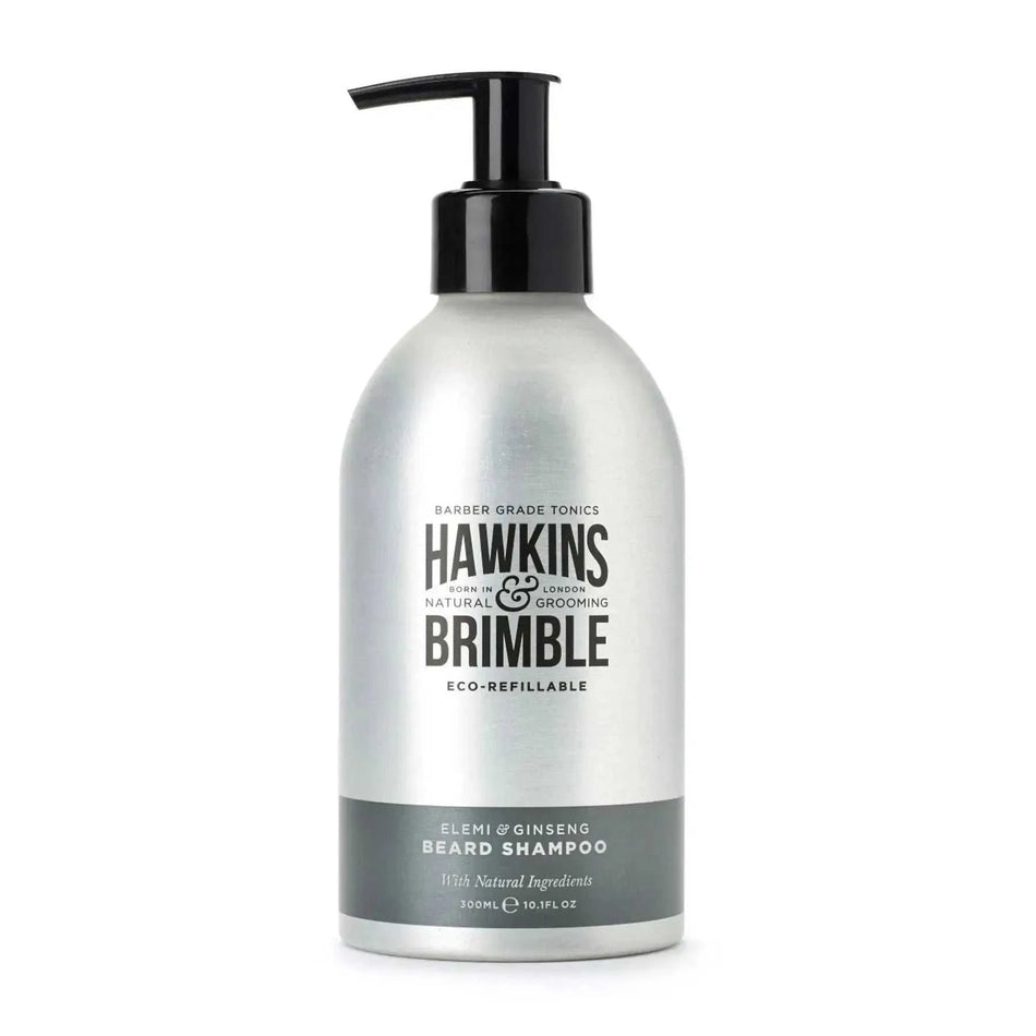 Hawkins & Brimble Beard Shampoo Eco-Refillable - Reduce Environmental Impact - RoyalBeards