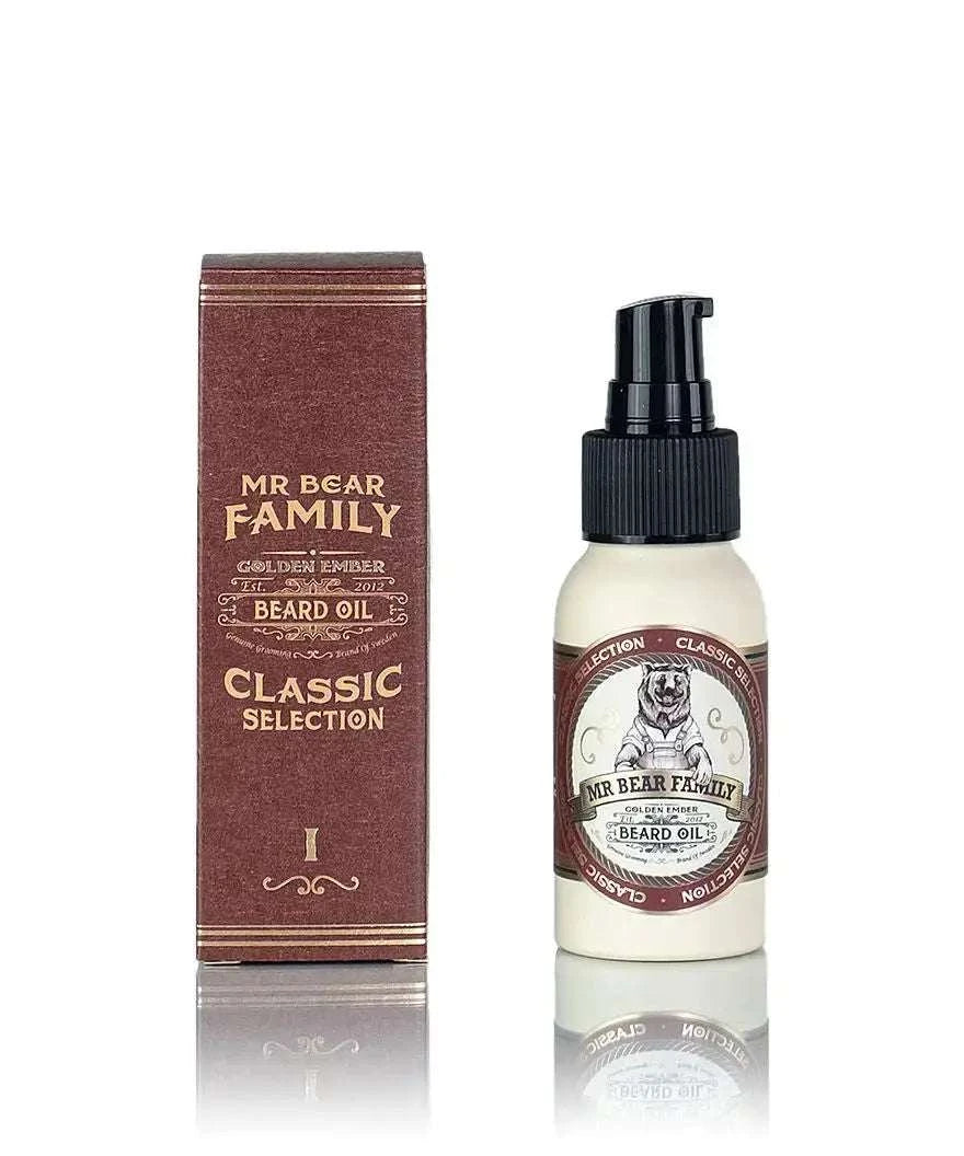 Mr Bear Family Golden Ember Beard Oil - Sensual Fragrance - RoyalBeards