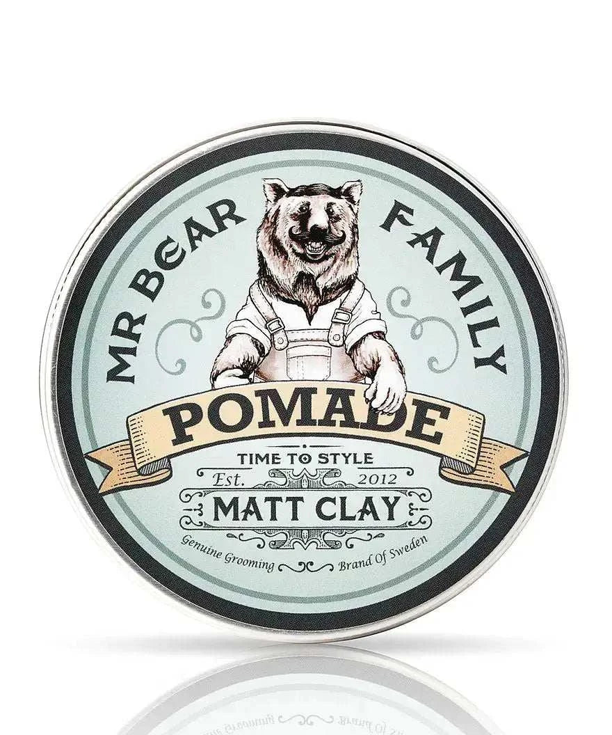 Mr Bear Family Matt Clay Pomade - Natural Finish - RoyalBeards