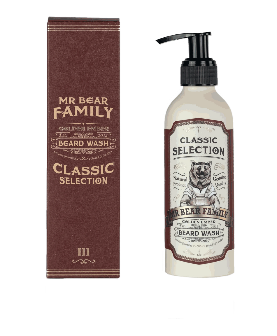 Mr Bear Family Classic Selection Beard Wash - Gentle Cleanse - RoyalBeards