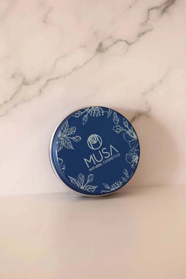 Musa Natural Cosmetics Transport Tin (For Solid Shampoo and Conditione - Compact Solution - RoyalBeards