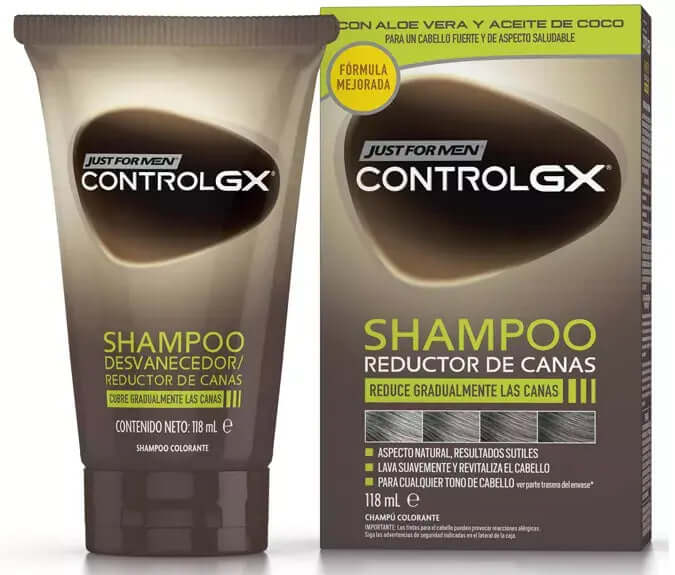 Just For Men Control GX Grau-Reduzierung Shampoo – 5 Unzen, 4er-Pack