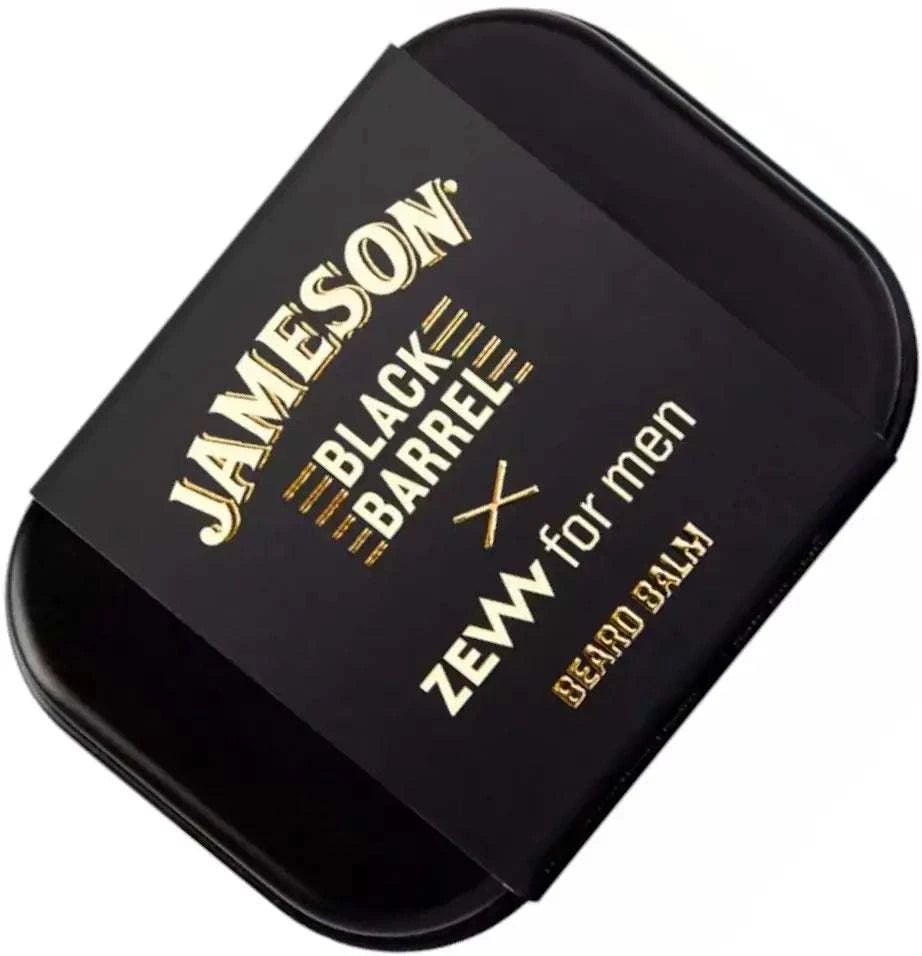 Jameson x Zew Black Barrel Beard Balm - Soften and Hydrate - RoyalBeards