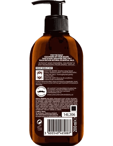 L'Oréal Paris Men Expert Barber Club Shampoo - RoyalBeards