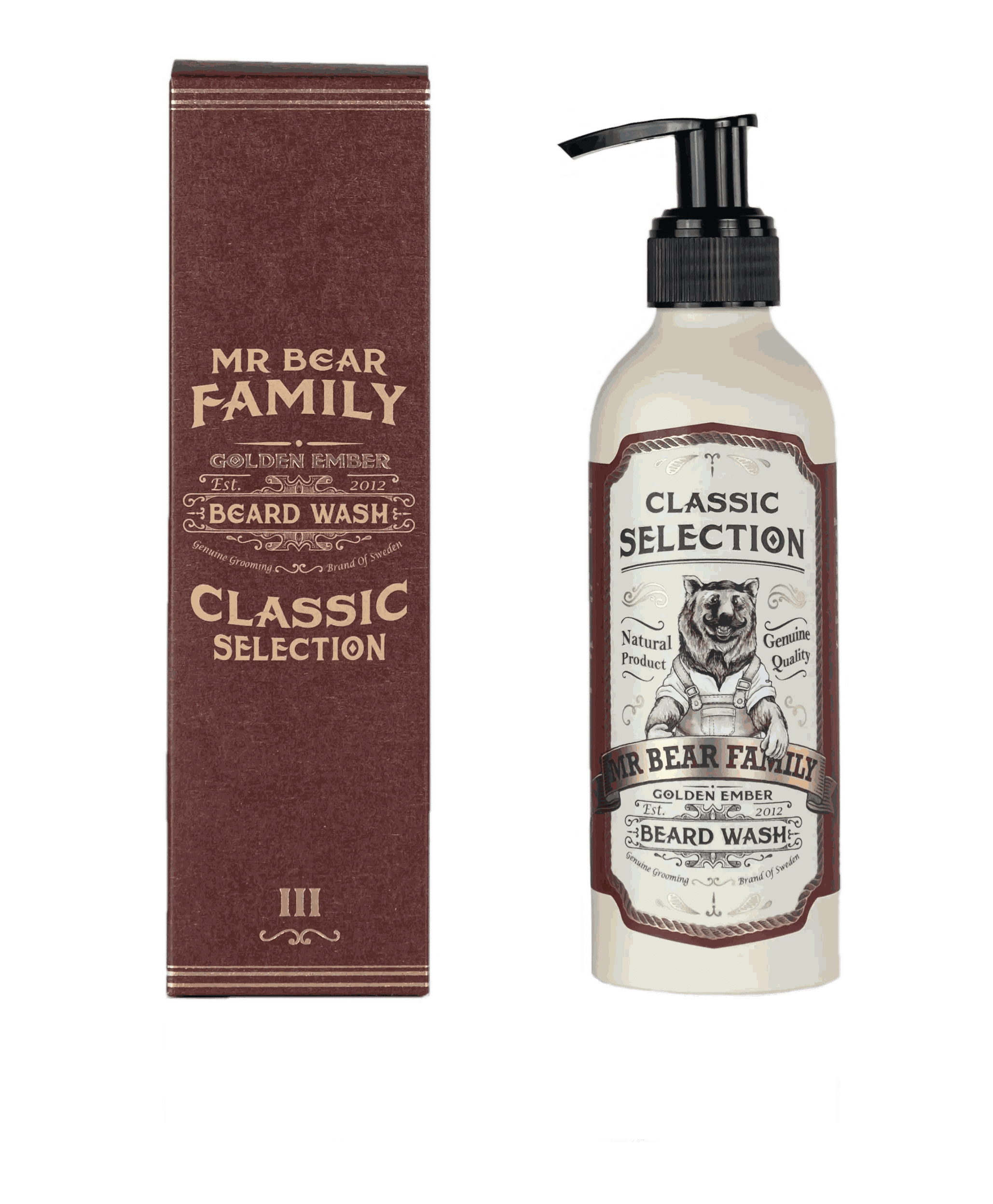 Mr Bear Family Classic Selection Beard Wash - RoyalBeards