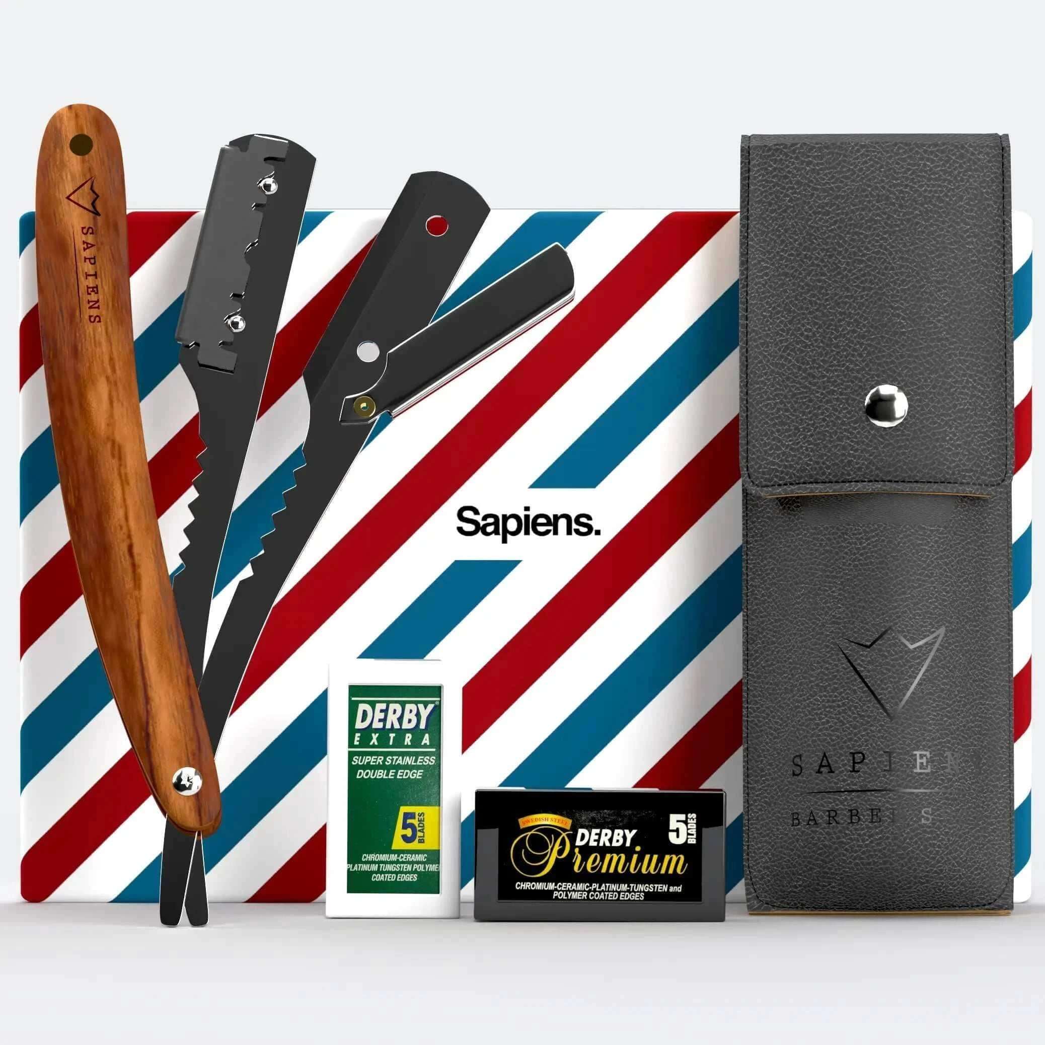 Sapiens. Straight Razor - Wood Edition - RoyalBeards