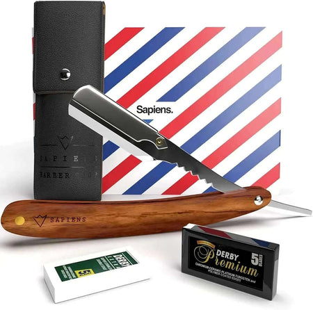 Sapiens. Straight Razor - Wood Edition - RoyalBeards